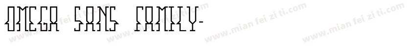 OMEGA SANS FAMILY字体转换